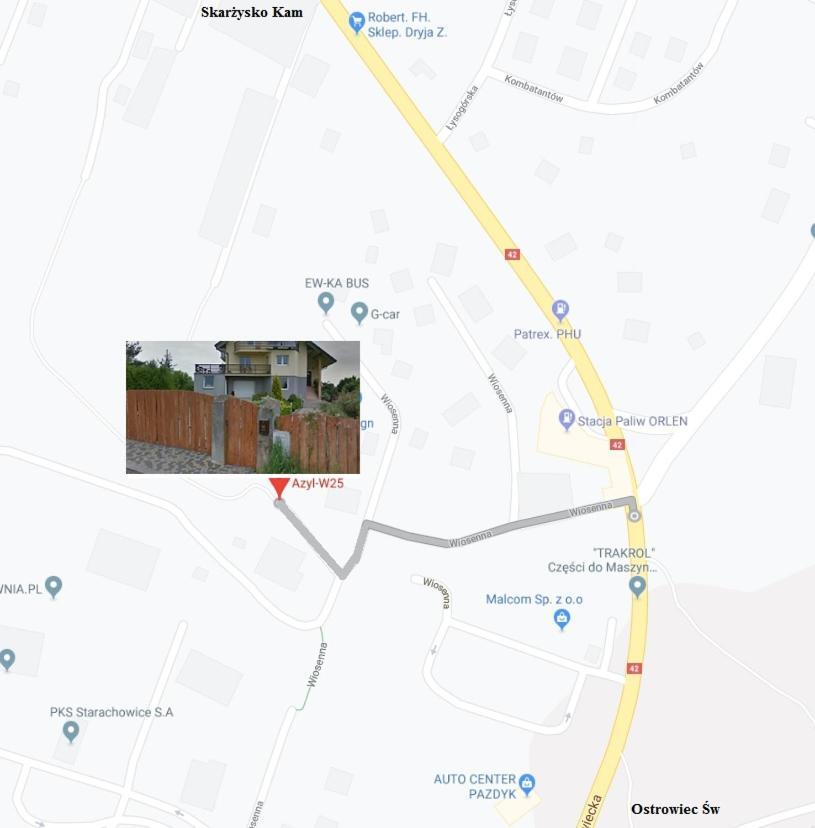 Aparthotel Azylw25 Starachowice Esterno foto